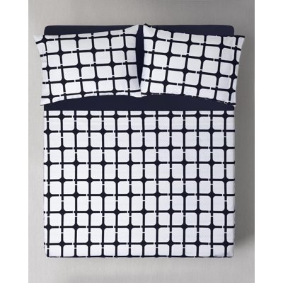 Geo Printed 4 Piece 100% Cotton Guest Room Sheet Set Case Pack