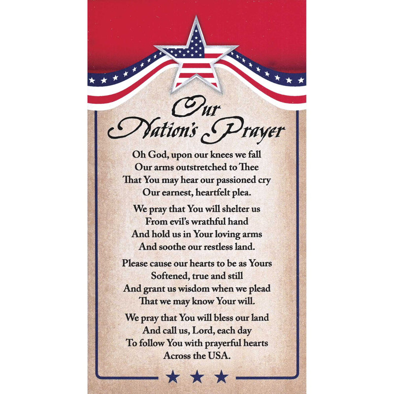 Magnet Our Nation Prayer 2.75X5