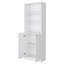 Bibliothèque blanche 2 portes-1829841174