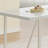 Dining Table Set With Armless Chairs.The Backrest Of The Dining Chair Is Designed With Multiple Vertical Stripes.-948288711