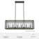 Chevron 6 Light Linear Rectangle Chandelier