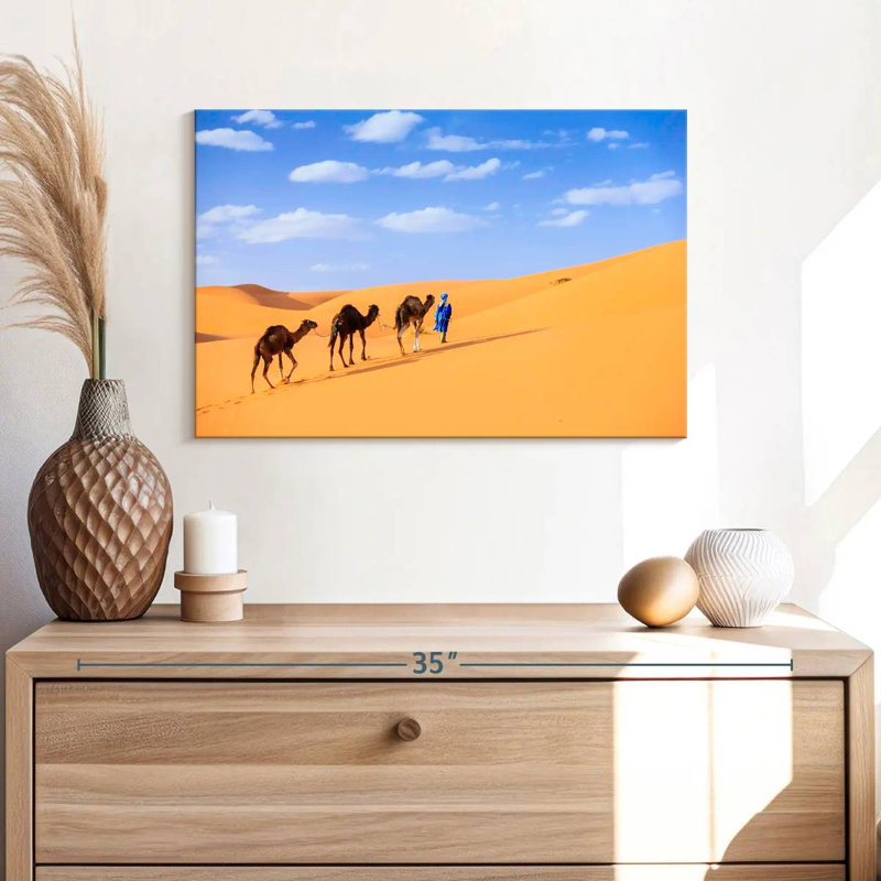 Chameaux Brampt, H 16 po x l 24 po