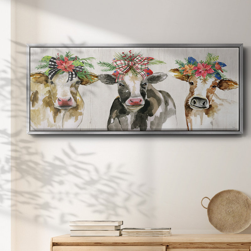 Holiday Gals- Framed Canvas