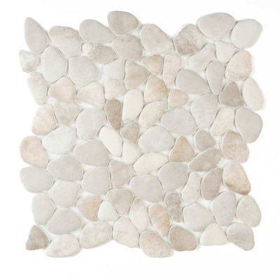 Huron Glass Pebbles Mosaic Tile