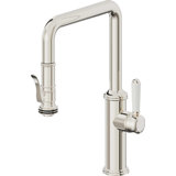 Davoli Pull-Down Kitchen Faucet with Squeeze Sprayer - Quad Spout