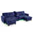 Chenille bleue marine est en rupture de stock