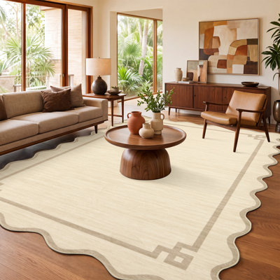 Tapis festonné lavable, antidérapant, antidérapant et résistant aux marques pour le couloir de la cuisine