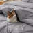 Bedsure King Pintuck Bed-in-a-Bag- Gray Pinch Pleat Comforter with Sheets, Pillowcases & Shams-101518290-103425112