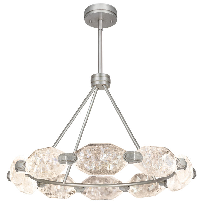 Allison Paladino 20 - Light LED Chandelier, Platinized Silver