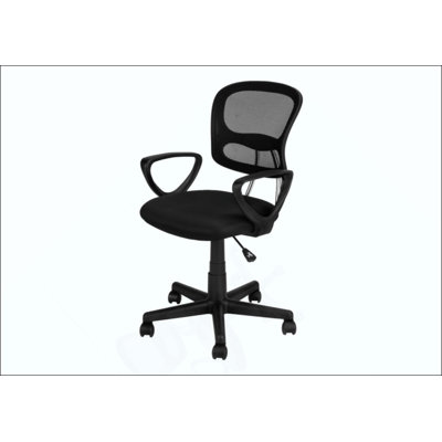 Office Chair, Adjustable Height, Swivel, Ergonomic, Armrests, Computer Desk, Work, Juvenile,  Mesh,  Metal, Contemporary, Modern