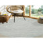 Tapis ivoire noué à la main de conception unique nouvel âge 8 pi x 8 pi Tykeria