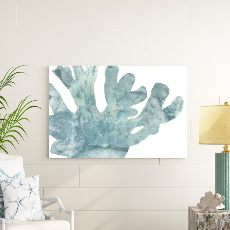 Bleu / bleu / corail I, H 32 po x l 48 po x P 1,25 po