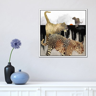 Minimal Leopards - Print on Canvas