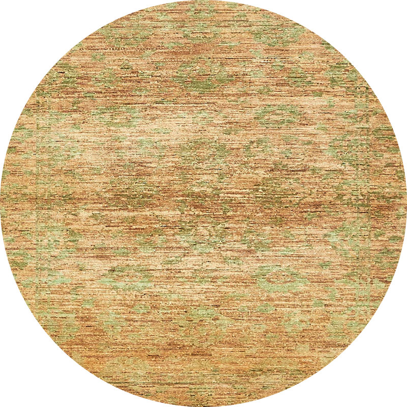 Tapis abstrait moderne 436, Rond 3 pi