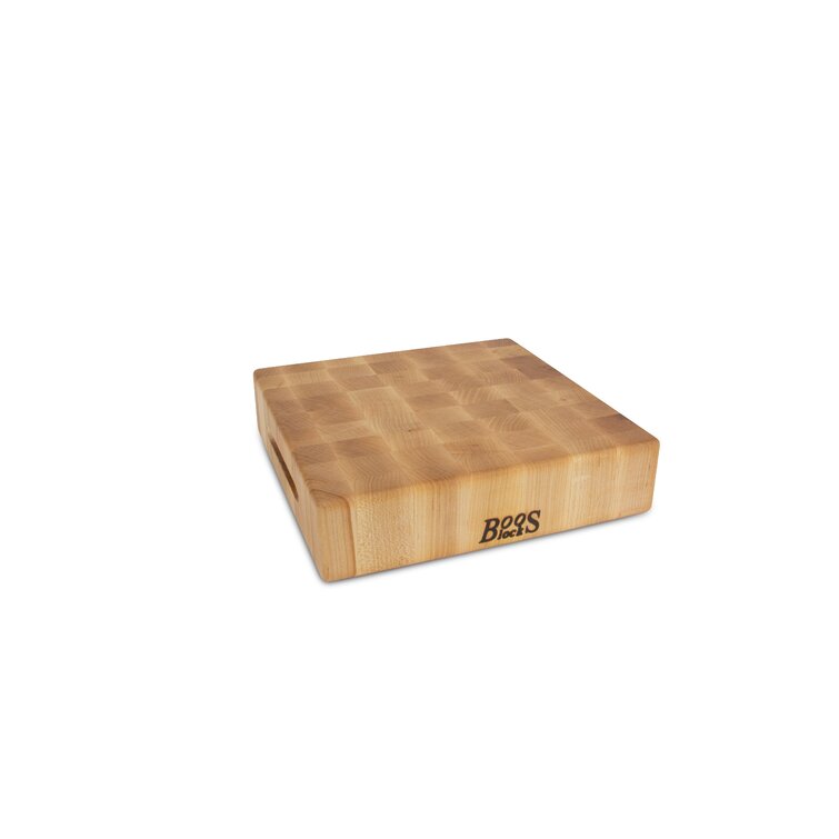 John Boos Large Maple Wood Cutting Board For Kitchen, Reversible