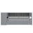 Twin Daybed with Trundle & Desk, Wood Platform Bed with Storage Drawers & Shelves, No Box Spring, Gray-117496634-117496636