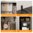 Seward 41’’-154’’ W Closet System With Shelves And 8 Hanging Rods-681254898