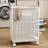 Plastic Rolling Laundry Hamper with Handles