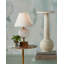Lampe de table blanche sans cordon Meandro