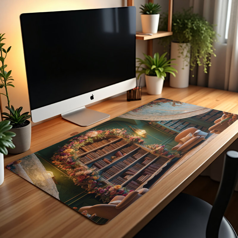 Polyester Desk Pad, 23.6x13.8