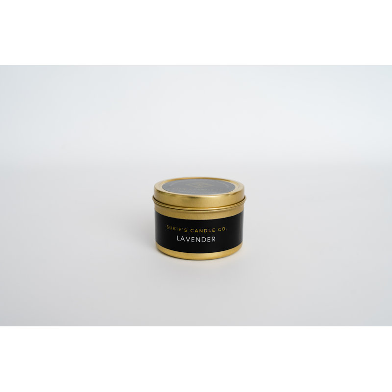 Bougie lavande parfumée format voyage
