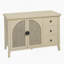 Armoire 2 portes 3 tiroirs en rotin, convenant à la chambre à coucher, au salon et au bureau