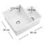 1.3 Bowl Undermount/Inset Kitchen Sink