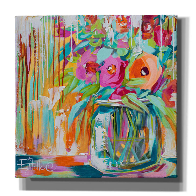 «Potpourri» par Estelle Grengs, H 12 po x l 12 po x P 0,75 po