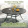 Round Iron Outdoor Dining Table