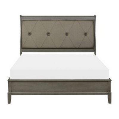 King Tufted Sleigh Bed -  Red Barrel Studio®, A2F250BED03546F5A951CAD6972C2715