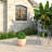 Owasso Tapered Round Pot Planter in Handmade MGO Clay Fiberstone - Indoor and Outdoor Use with Drain for Patio, Garden, Backyard, and Modern Home-1350687583-1350687578