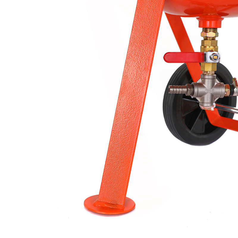 Sableuse robuste de 10 gallons, sableuse à haute pression 60-110 PSI, réservoir de sablage portable, trousse de sablage à l'air avec 2 buses en céramique et tuyau de 7,5 pi pour enlever les taches, la rouille et la peinture