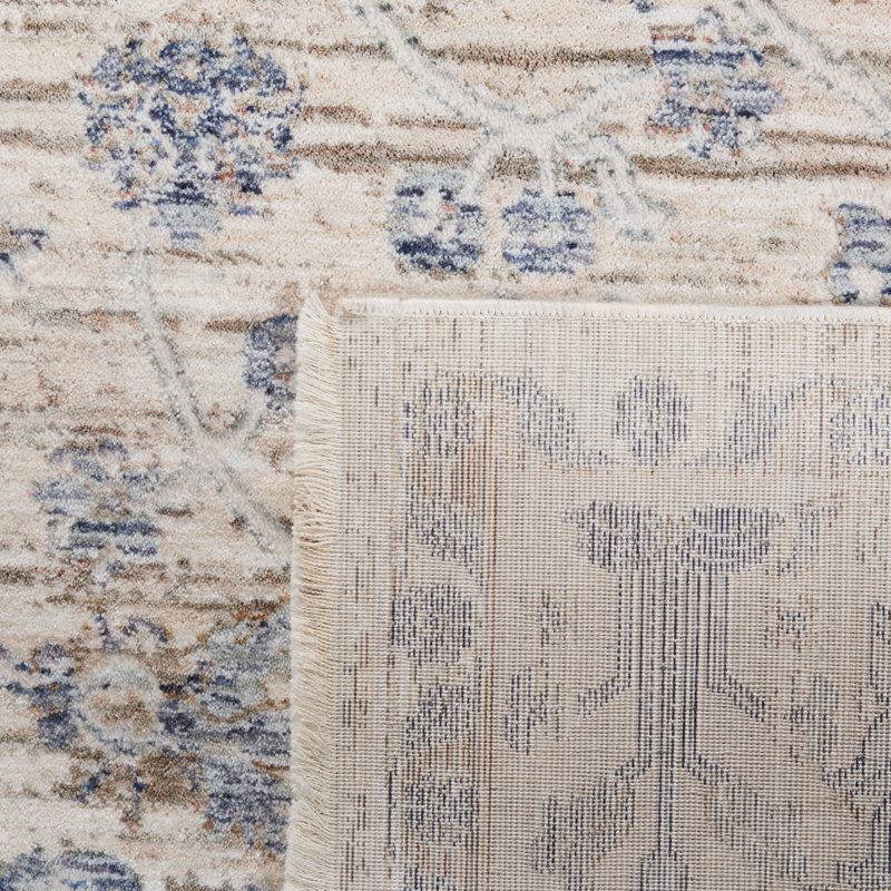 Osyth Area Rug with Non-Slip Backing, Rectangle 5'3" x 7'7"