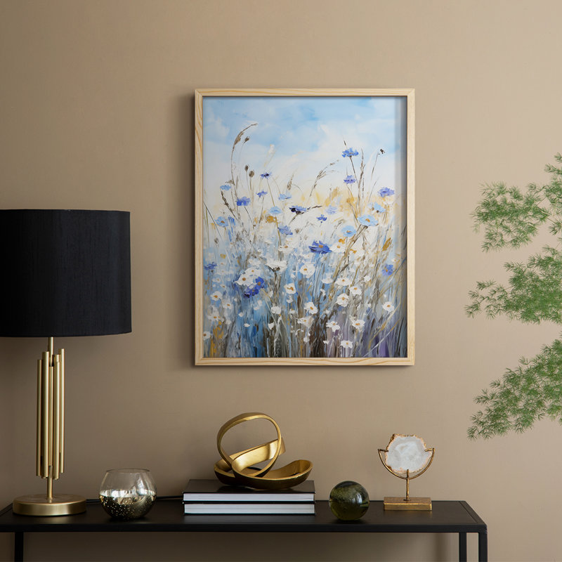 Impression encadrée FLORAL Series XXIX - bois massif, H 30 po x l 24 po