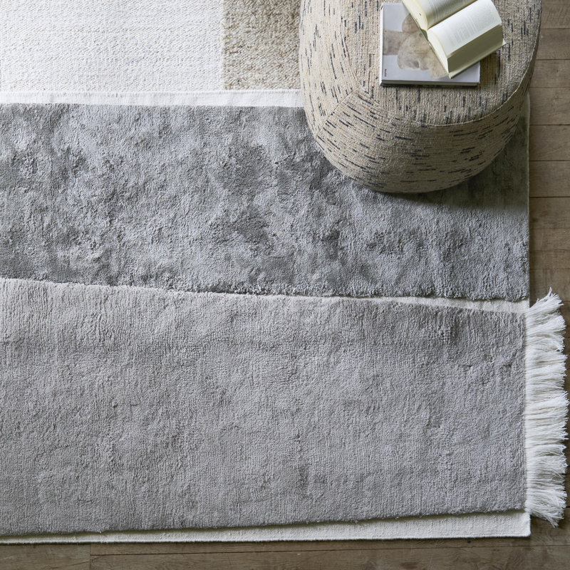 Mishima Flint Rug, Rectangle 5'3" x 8'6"
