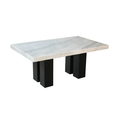 Anxhela Counter-Height Marble Dining Table