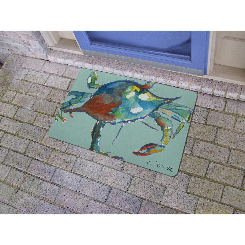 Liesl Non-Slip Doormat, Rectangle 1'6" x 2'2"