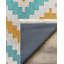 Tapis marocain coloré en coton et polyester à imprimé numérique Kopasz Collection-1404165203