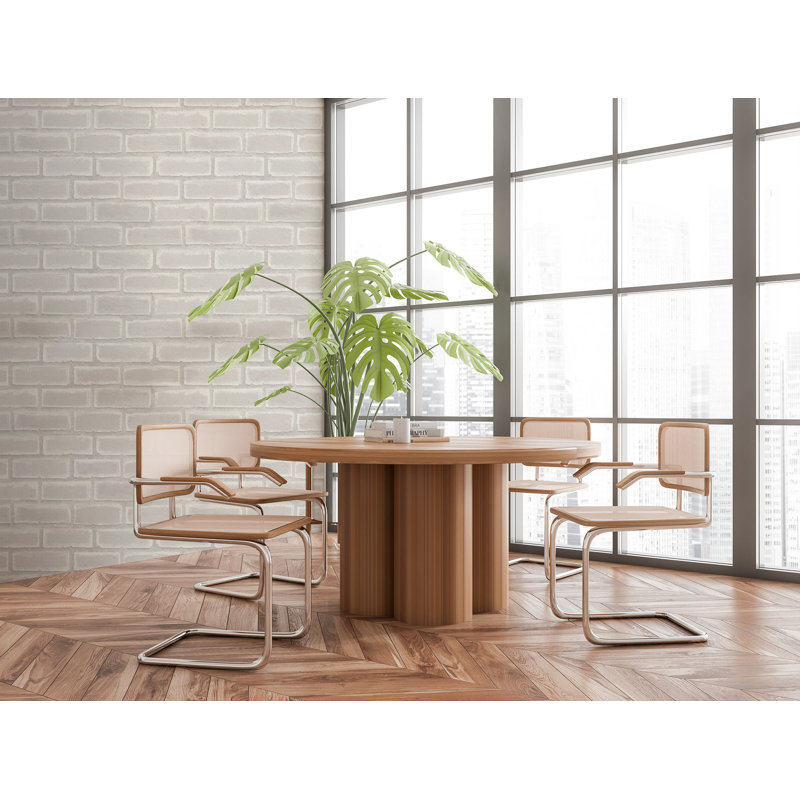 Wrigley - Chalk White Brick Wallpaper