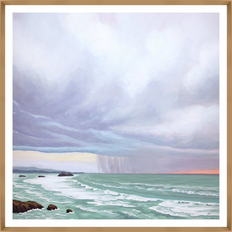 Bandon Sunset, Yes, Brown Single Picture Frame Paper