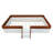 Tamaj Upholstered Daybed Frame with Fence and Stairs-885192550-929056654