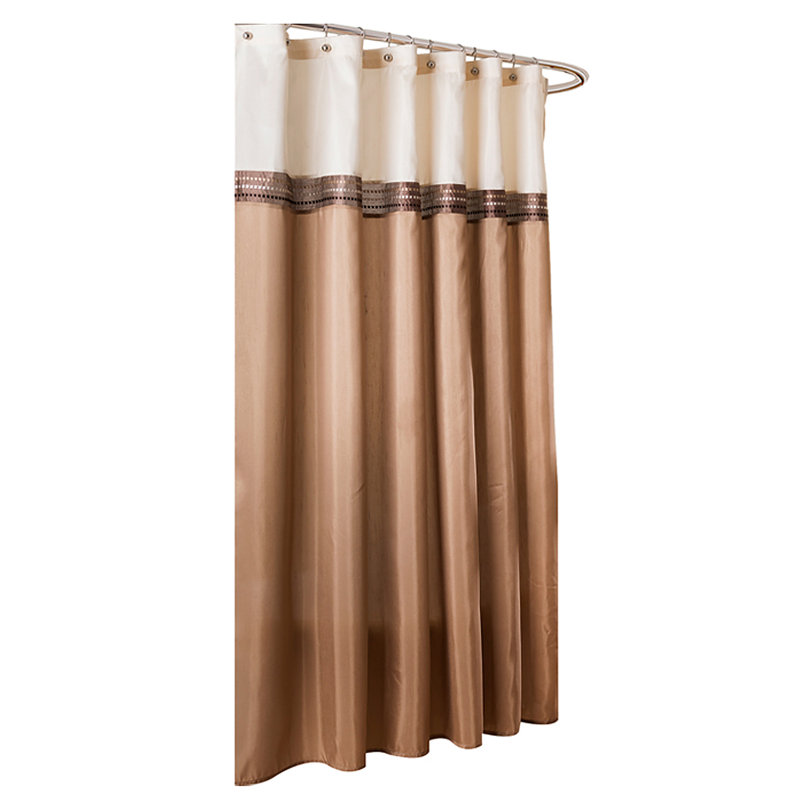 Rideau de douche Terra, Beige / Ivoire