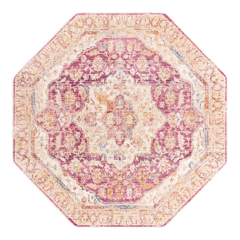 Behlau Oriental Indoor Rug, Octagon 5'3" x 5'3"