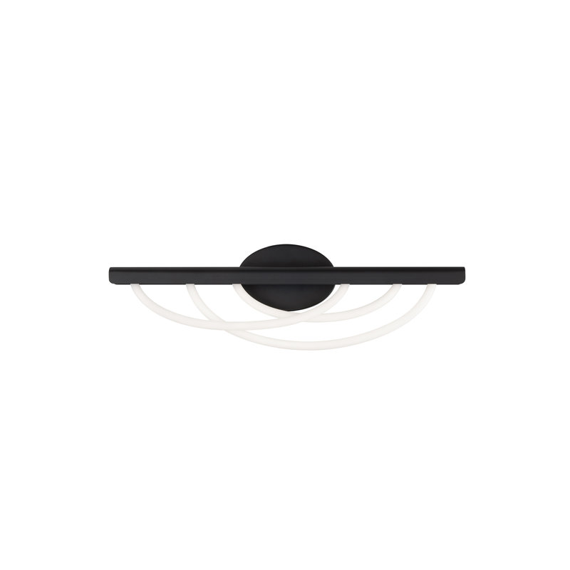 Swoop LED Bath Vanity & Wall Light, Black
