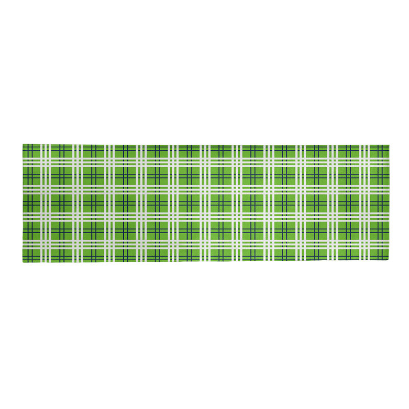 Tapis écossais vert, Tapis de couloir 2 pi 6 po x 8 pi