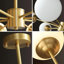 Jativa Gold 6 - Light Sputnik Chandelier