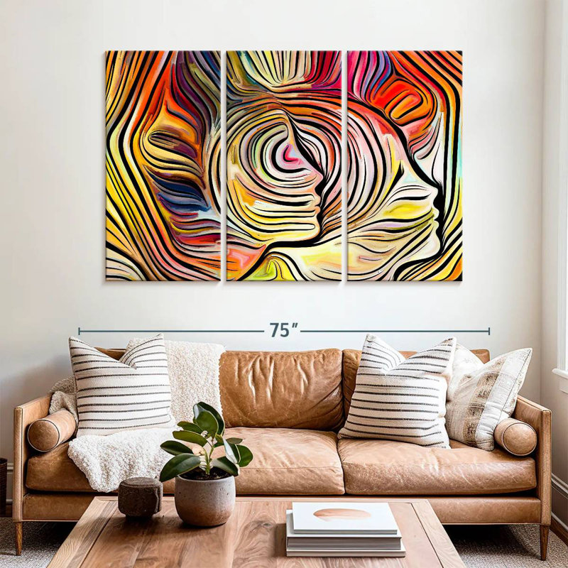 Abstrait subconscient Avery, H 42 po x l 65 po