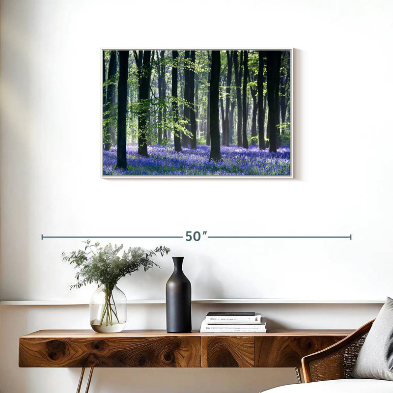 Bluebell Vision, Cadre flottant blanc, 31 po x 21 po