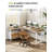 Modern 63" Executive Computer Desk and 31"Lateral File Cabinet, Professional  Home Office Furniture-1093760470