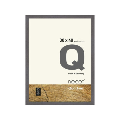 nielsen Quadrum Wooden Picture Frame With Glass Front